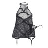 Subllime - Robe Transparente  Col Dos Noir L/Xl